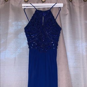 Royal Blue Long Dress